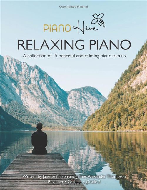 Livre De Piano Narratik Relaxing Piano - 15 Pièces Faciles Débutant Avec Audio (Anglais)