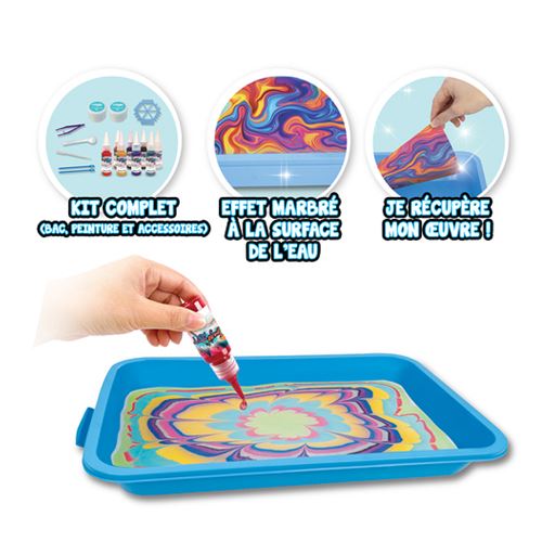 Non Communiqué Bleu Coffret Creatif Marbling Studio
