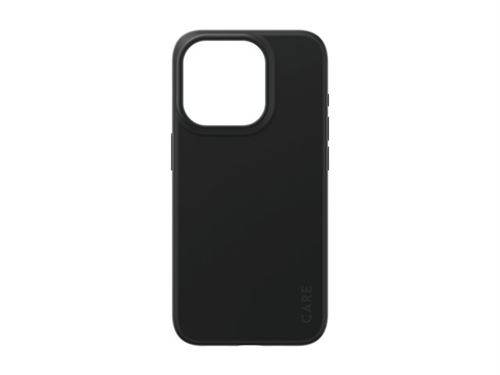 CARE by PanzerGlass - Coque de protection pour téléphone portable - polyuréthanne thermoplastique (TPU) - noir - pour Apple iPhone 15 Pro