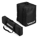 Vonyx VX822BAG - Set de Housse pour Enceintes VX822 - Noir