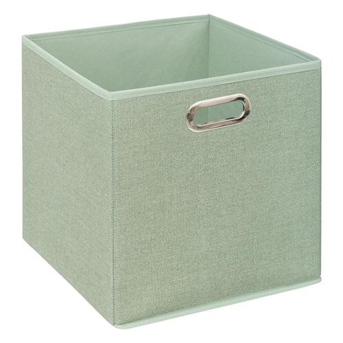 Non Communiqué Vert Five Simply Smart - Boîte De Rangement Carrée Pliable "Mix N'modul" 31X31cm Sauge