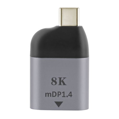 T'nB iClick - Adaptateur vidéo - 24 pin USB-C (M) pour Mini DisplayPort (F) - support 4K, support pour 8K60Hz - gris foncé