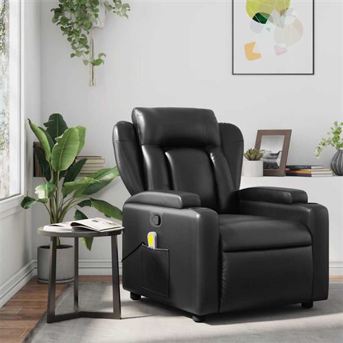 Vidaxl Noir Fauteuil De Massage - Image 2