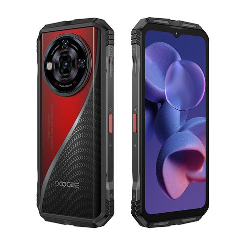 DOOGEE S118 PRO(Rouge) Telephone Portable Android 14,24GO +512GO/TF 2TO,10800 mAh/33 W,6.6 FHD+120Hz,108MP+32MP Smartphone,NFC/OTG