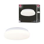 Plafonnier LED Luiana Détecteur de mouvement crépusculaire (HF)  IP44  3000 - 5700K 1750lm 230V 16,5W gradable Blanc