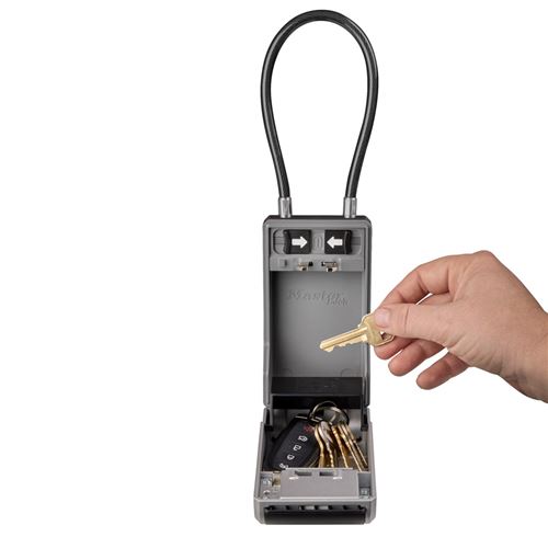 Boite à clé connectée avec anse amovible - Coffre et boîte à clé