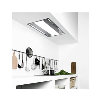 Falmec Nuvola Led 90 - Hotte - plafond - largeur : 97.3 cm - profondeur : 54 cm - extraction et recirculation (avec kit de recirculation supplémentaire) - without motor - inox