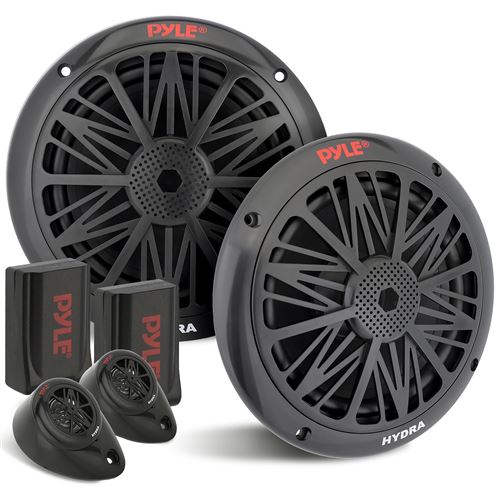 Enceinte Marine - Pyle - 200 W - 2 voies - noir