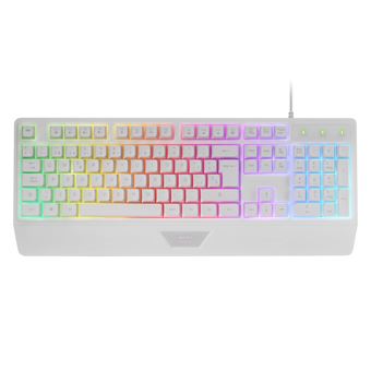 MARS GAMING Clavier Gamer MK124 RGB (Blanc) - 1