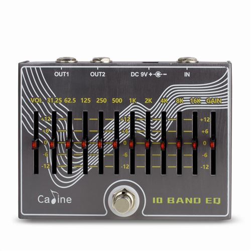 Caline CP-81 - 10 Band EQ - EQUALIZER 10 BANDES / Pédale d'effets pour Guitare