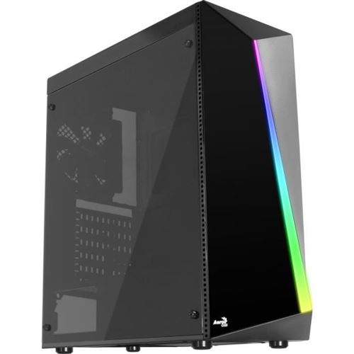 Non Communiqué Noir Boitier Pc Aerocool Shard Midi Tower