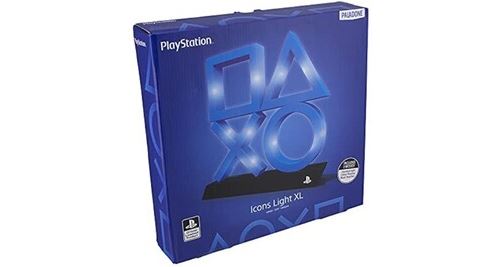 Playstation Lampe Icônes Ps5 Unisexe Lampe De Chevet Blanc/Noir, Plastique, Pp7917Ps