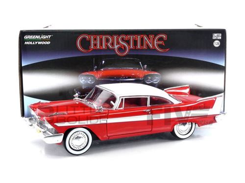 Voiture Miniature De Collection Greenlight Collectibles 1-24 - Plymouth Fury Christine - 1958 - Red / White - 84071 - Metal