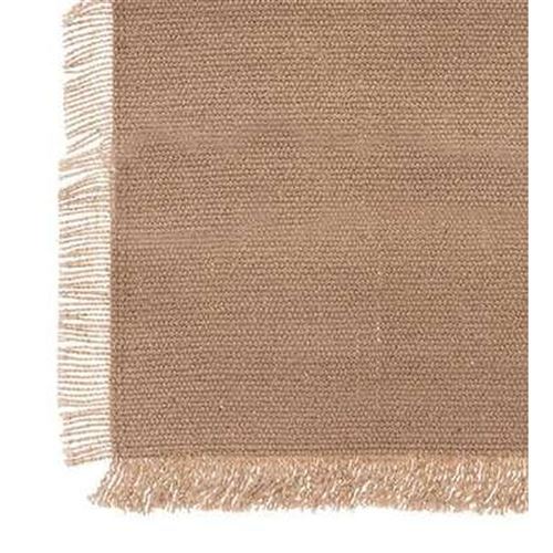 Atmosphera - Nappe à franges RIVA - 100% coton - Beige lin - RIVA
