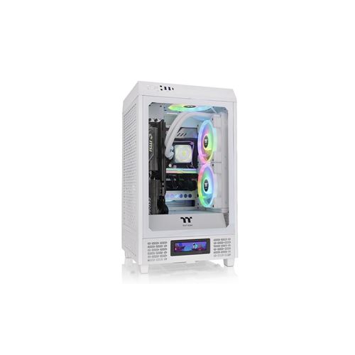 Thermaltake - The Tower 200 - Boîtier PC Mini Tower - Blanc - Image 3