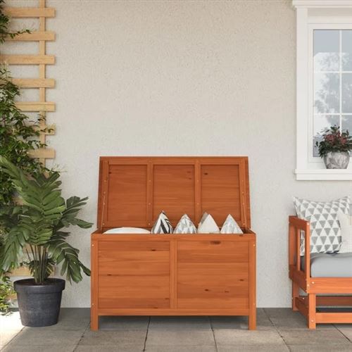 Non Communiqué Marron Salon De Jardin Vidaxl Bois Bois Massif