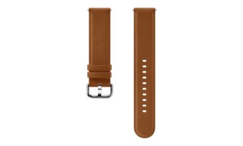 Samsung Leather Strap ET-SLR82 - Bracelet de montre pour montre intelligente - blanc - pour Galaxy Watch Active 2