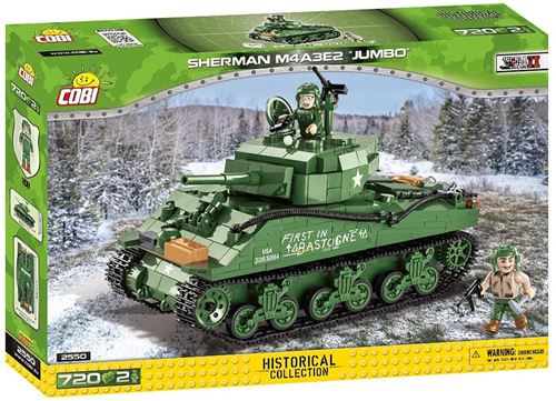 Cobi 2550 - Char Sherman M4A3E2 Jumbo (Jeu de Construction)