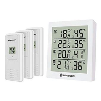 Station météo avec thermomètre et grand écran LCD - Bresser 