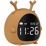 DWW-7 Typer De Musique Rveil 5 Couleurs Enfant Reveil Enfant Educatif jour  / nuit Lumineux Led Numerique Lampe Snooze Rveil