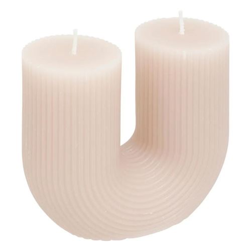 Atmosphera Créateur D'intérieur - Bougie Design "Demi" 400G Taupe - Image 2