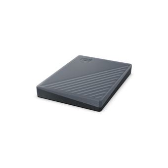 WD My Passport WDBWML0020BGY - Disque dur - chiffré - 2 To - externe (portable) - USB 3.2 Gen 1 (USB-C connecteur) - AES 256 bits - gris silicone