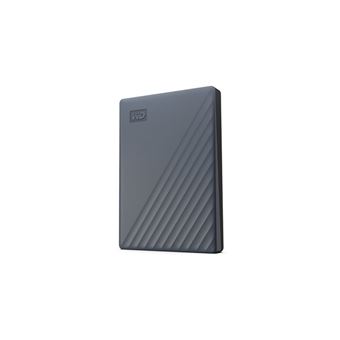 WD My Passport WDBWML0020BGY - Disque dur - chiffré - 2 To - externe (portable) - USB 3.2 Gen 1 (USB-C connecteur) - AES 256 bits - gris silicone