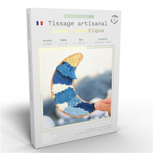 Coffret DIY - Lune bleue romantique à tisser - French Kits