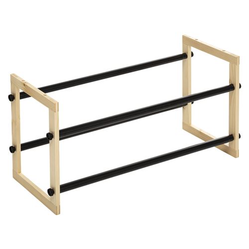 Zapatero Extensible para 12 Pares de Metal y Madera