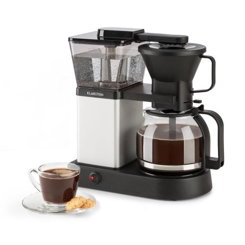 Klarstein Grandegusto Cafetière Filtre Avec Pré-infusion 1690w - 10 Tasses / 1,3l - Noir & Métal