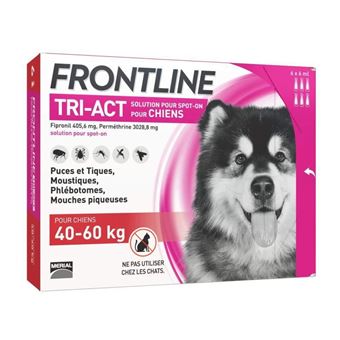 FRONTLINE TRI-ACT 40-60kg - 6 pipettes - 1