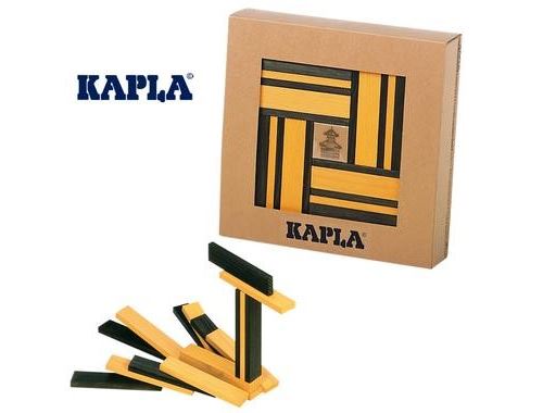 Jeu De Construction Kapla Coffret Cadeau Livre + 40 Planchettes