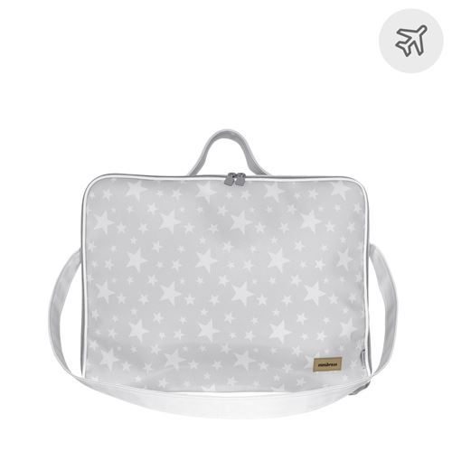 Valise Clinique Pour Bebés Etoile Gris 12X47X36 Cm