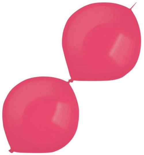 Amscan ballons pendulaires 15 cm en latex rose métallisé 100 pièces