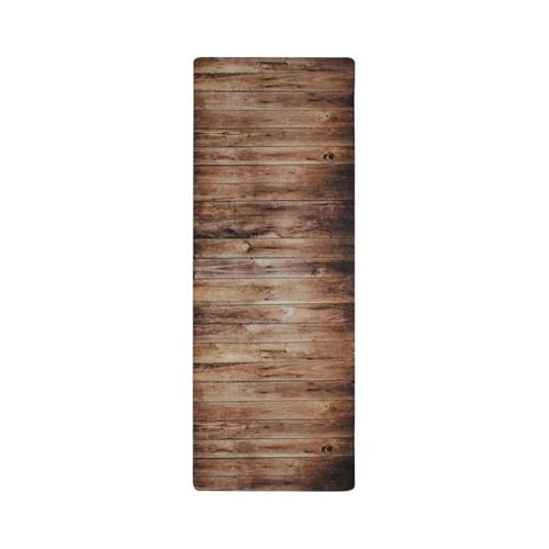 tapis de cuisine woody - 45 x 120 cm - marron