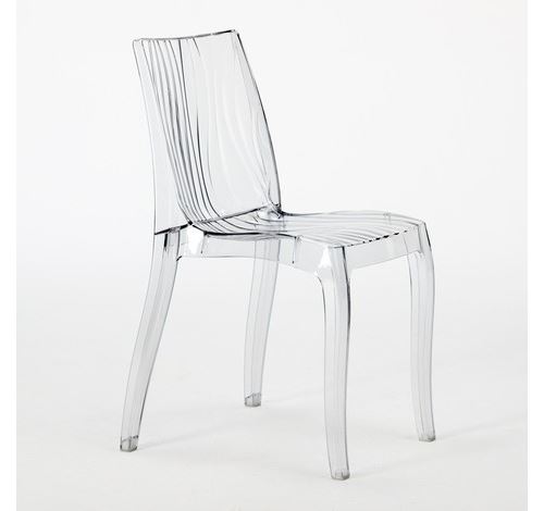 Chaise DUNE empilable / Transparent