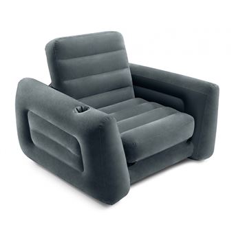 Intex Chaise coulissante 117x224x66 cm Gris foncé - 1