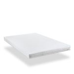 Matelas Merinos Matelas Super 90x190 X 23 Cm + Oreiller Visco + Alèse - Ferme - Face Hiver Pure Laine - Noyau Poli Lattex HR Dernière Génération - Très Respirant
