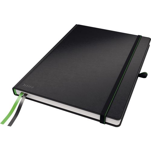 Leitz complete 44710095 cahier 80 feuilles a4 quadrillé noir