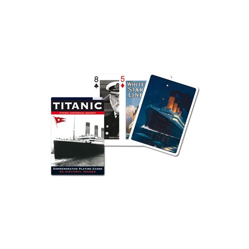 Piatnik Multicolore Jeu De 55 Cartes Titanic