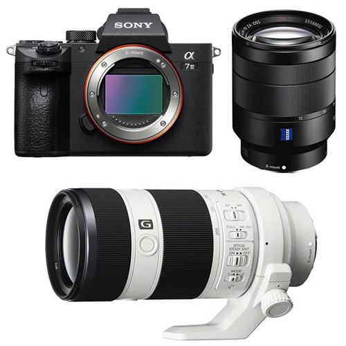 ALPHA 7 III + FE 24-70 f/4 + FE 70-200 f/4