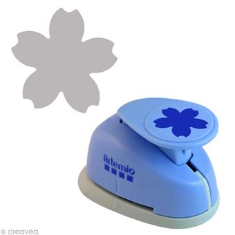 Perforatrice MM fleur lotus - 2,5 cm - 1