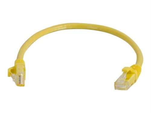 C2G Cat6 Booted Unshielded (UTP) Network Patch Cable - cordon de raccordement - 2 m - jaune