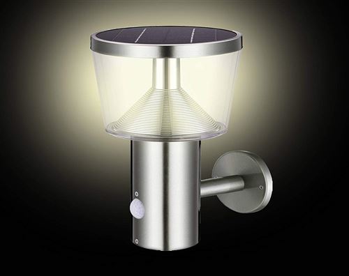 POLARLITE Solar-Außenwandleuchte avec Bewegungsmelder 3W Warm-blanc WLSS02PIR