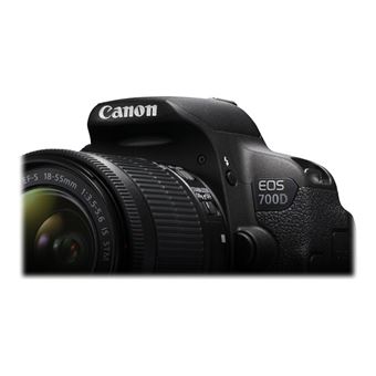 Pack Reflex Canon EOS 700D + Obj. Canon EF-S IS STM 18 - 135 mm f/3.5 - 5.6 + Sac à dos + SDHC 16Go - Appareil photo reflex - Achat & prix