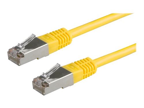 VALUE - Verbindingskabel - RJ-45 (M) naar RJ-45 (M) - 3 m - SFTP, PiMF - CAT 6 - gevormd, met strengen - geel
