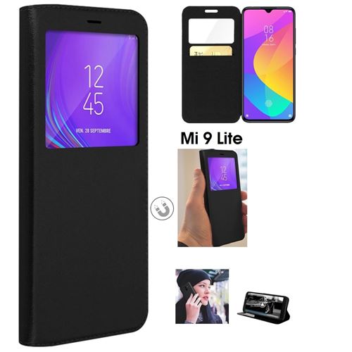 Etui de protection porte carte Xiaomi Mi 9 Lite ,Mi9 Lite - Noir
