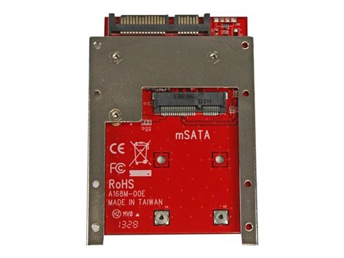 Startech.com Argent Adaptateur Msata Ssd Vers Sata 2,5 - Carte Convertisseur Msata Ssd Vers Sata 2,5 - Neuf - Image 4