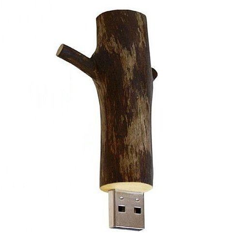 Eco en véritable bois Bambou 16 Go stockage de données USB Flash Drive Mémoire Stick Clé Marron