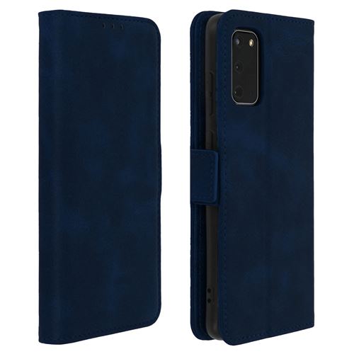 Etui pour Samsung Galaxy S20 Porte-cartes Fonction Support Bleu nuit